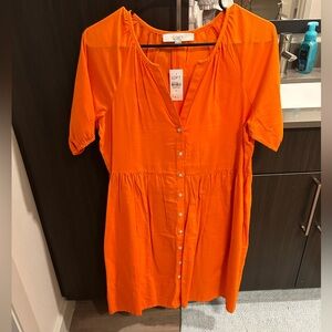 NWT LOFT Orange dress